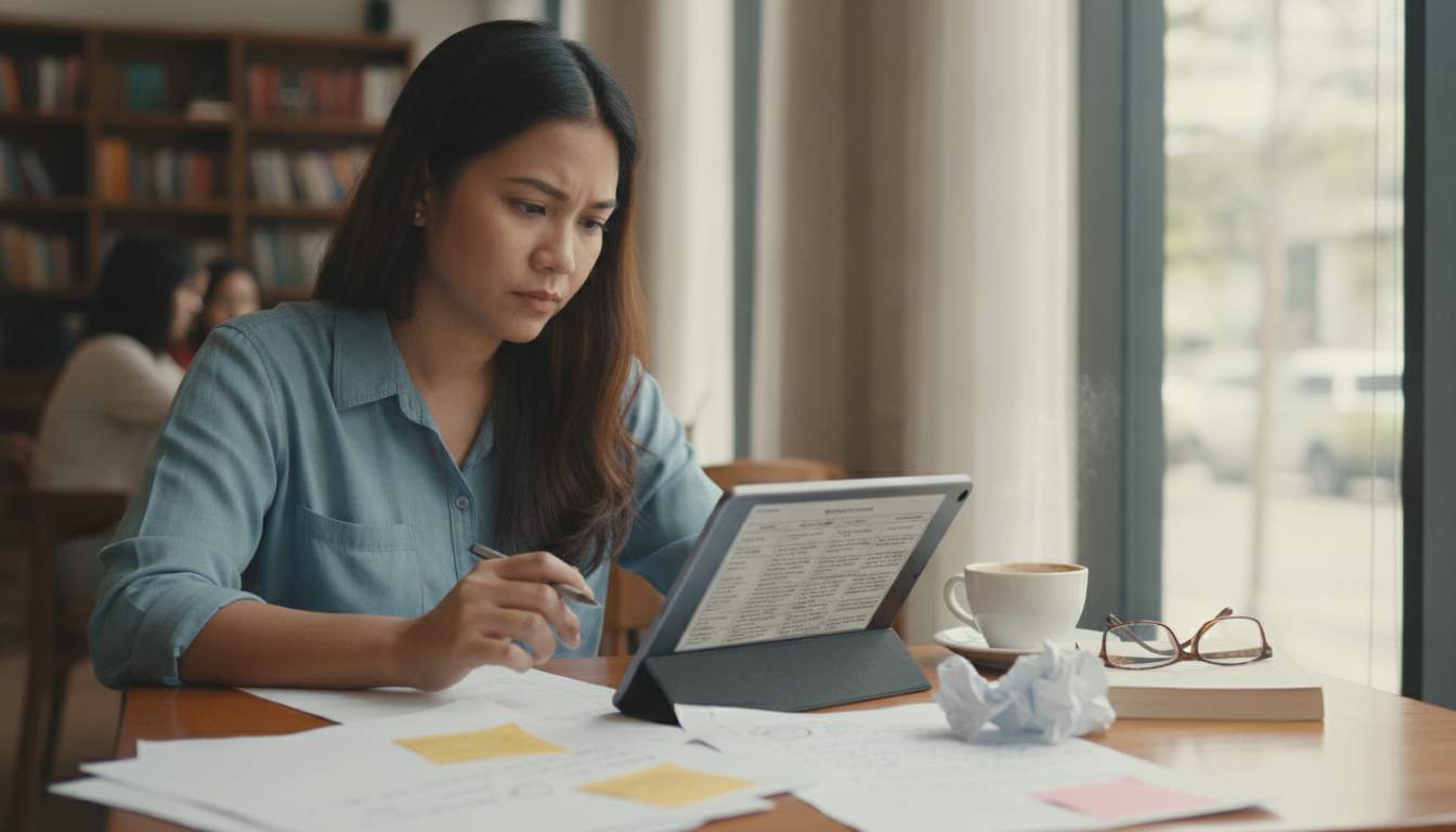 Promotion terms centre Philippine user reading promotion terms and conditions